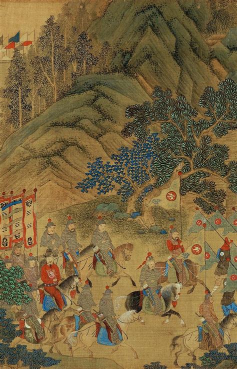 Ming Dynasty Military Painting In Chinese Artwork Painting Artwork