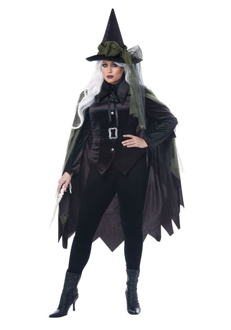plus size women s gothic witch costume