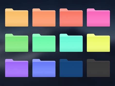 Colored Folders For Mac Customize Your Macbook With Folder Icons Etsy