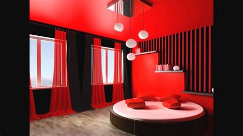Stylish Black And Red Curtains For Living Room Youtube