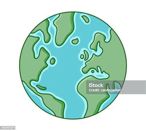 Planet Earth Cartoon Drawing Stock Illustration Download Image Now