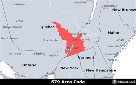 579 Area Code - Location map, time zone, and phone lookup