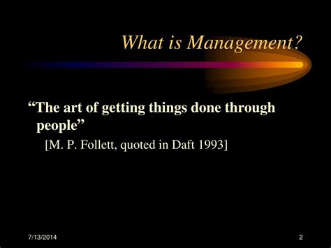 Ppt Traditional Definition Of Management Powerpoint Presentation