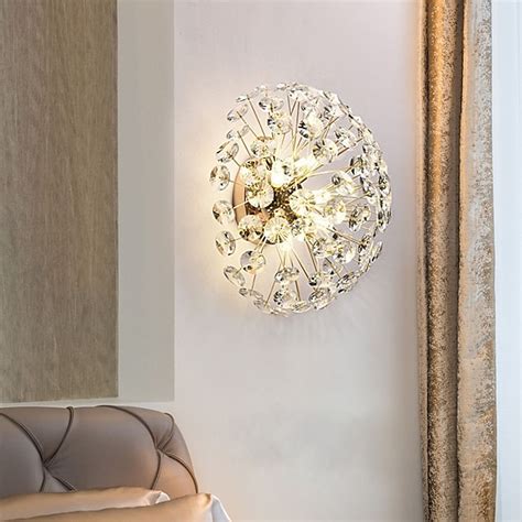 Crystal Indoor Wall Lights 9 Light G9 5w Led Nordic Style Living Room