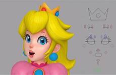 mario odyssey super peach expressions nintendo facial closer gives look brian ne switch june posted videos