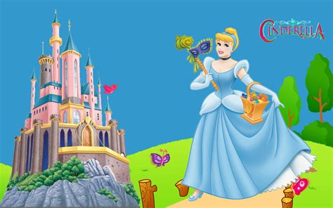 Cinderella Cartoon Movie For Children Photo Wallpaper Hd