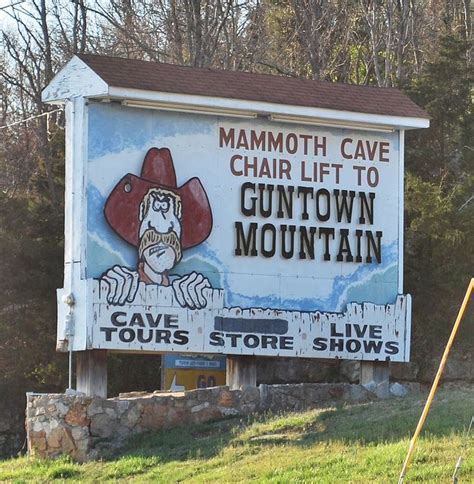 Guntown Mountain Roadside Kentucky Cave City Kentucky Kentucky