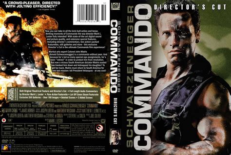 Commando Directors Cut Cover Movie Dvd Scanned Covers Commando