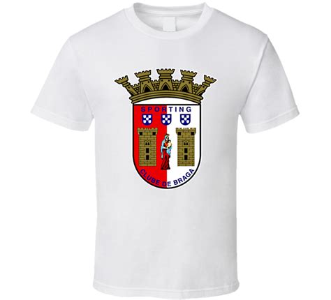 Sporting clube de braga logo vector. Sc Braga Portugal Soccer Logo T Shirt