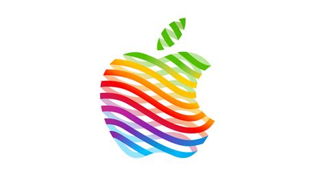 New Apple Logo Revives Iconic Colours For Major Store Launch Creative
