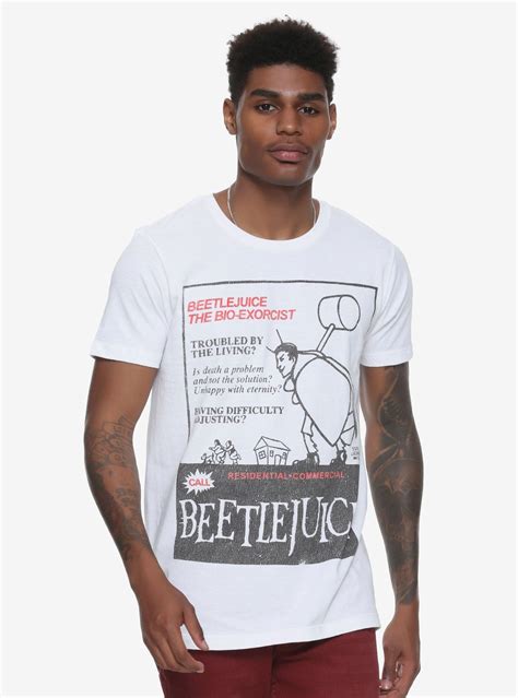 Hot topic released a beetlejuice collection, and we'll say his name 3 times if we can have it all. Beetlejuice Call Beetlejuice T-Shirt Hot Topic Exclusive ...