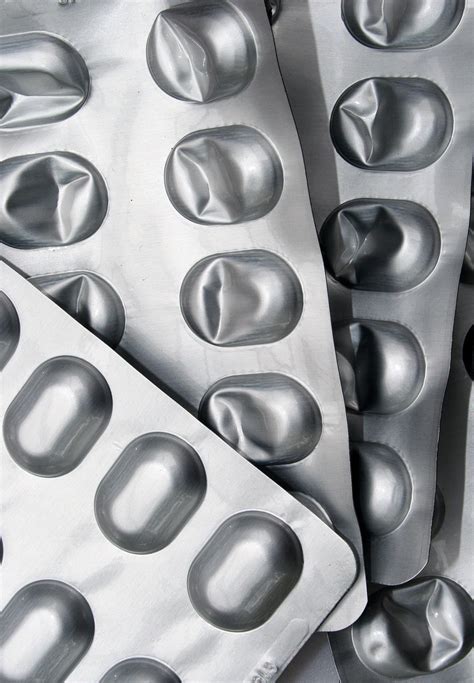 Tablets In Aluminium Blister Packs Free Stock Photo Public Domain