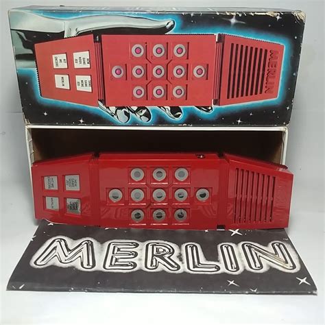 Vintage 1978 Merlin Electronic Wizard Handheld Game By Parker Brothers