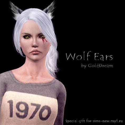 Dreamworld Wolf Ears By Golddream Sims Sims 4 Pets Sims Wolf