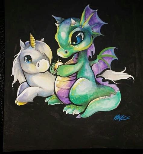 Registered At Unicorn Art Cute Dragons Dragon Drawing