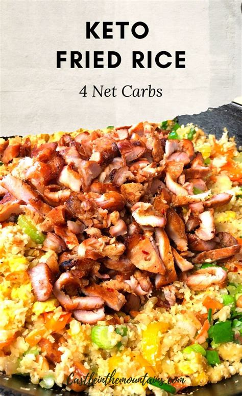 Fantastic Keto Fried Rice ~ Take Out Flavor~4 Net Carbs Keto