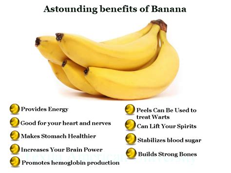 Astounding Benefits Of Banana Banana Benefits Infographic Health