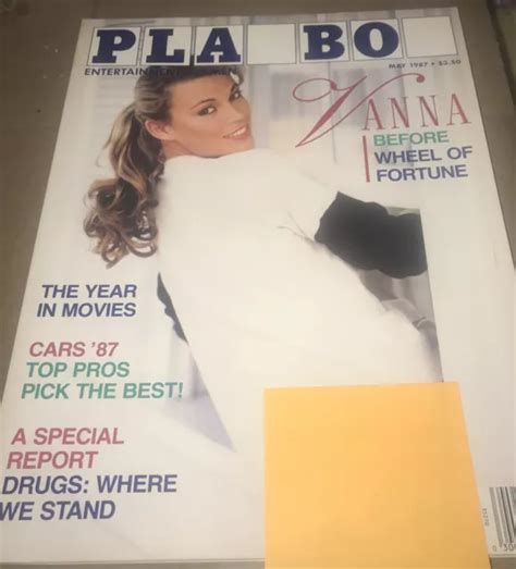 Rare Vintage Playboy Magazine May Vanna White Wheel Of Fortune