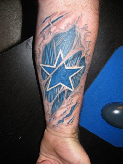 gotta support  team ginormous dallas cowboys forearm tattoo edition sportress  blogitude