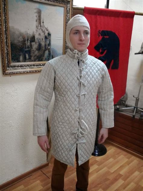 Medieval Gambeson Quilted Armour Aketon Doublet Armor Etsy