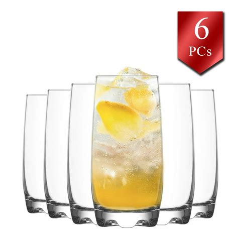 Lav Drinking Glasses Set Of 6 Durable Design Glasses Tumbler Water And Juice Glassware Set 13