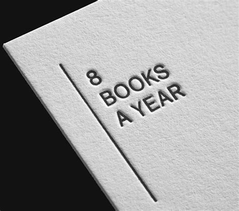 The Books 8 Books A Year