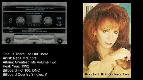 Reba Mcentire Is There Life Out There Youtube
