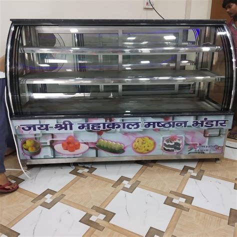 Stainless Steel Non Ac Sweet Display Counter At Rs 10000running Feet