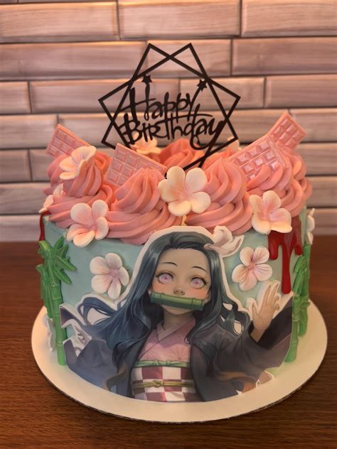 Nezuko Cake Made This For My Neighbors Daughter And I Think Its My