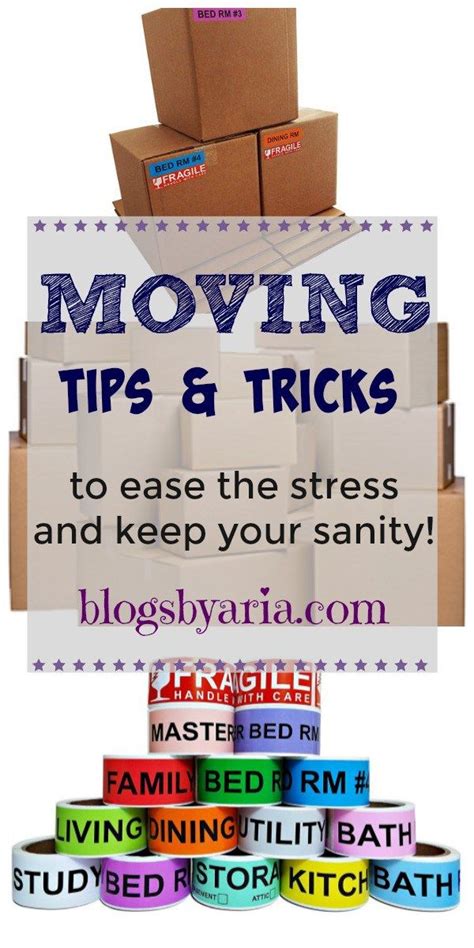 Moving Tips And Tricks To Ease The Stress And Keep Your Sanity