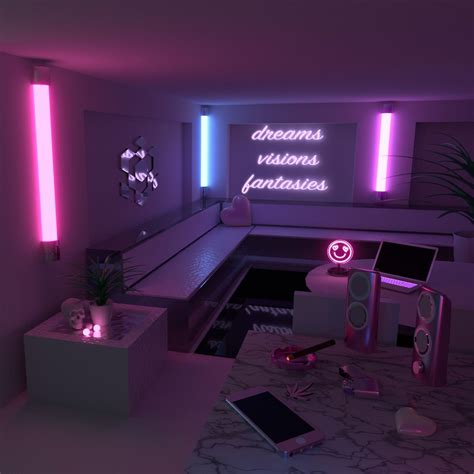 Itsamyruth Neon Bedroom Room Inspiration Bedroom Dream Rooms