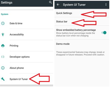 If you want to keep the standard status bar, then switch to the modify tab for your customization options. Learn New Things: How to Customize Remove Add Notification ...