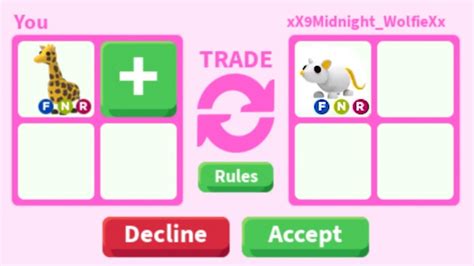 What people trade for mega neon giraffe! What People Trade For NEON GIRAFFE In Roblox Adopt Me ...