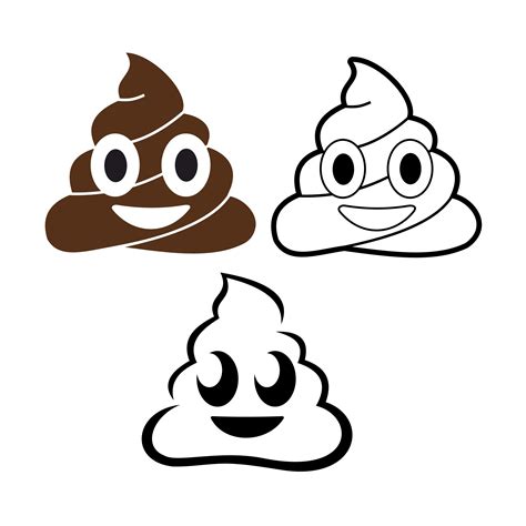 Vector Poop Emoji At Getdrawings Free Download