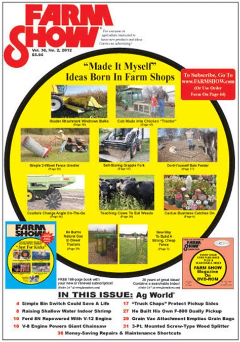 Farm Show Magazine The Best Stories About Made It Myself Shop Inventions Farming And