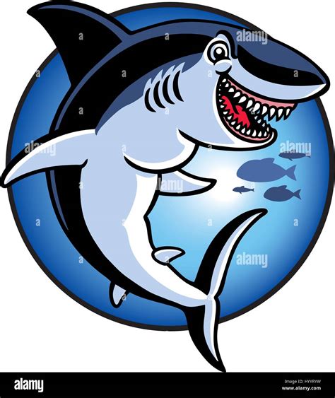 Shark Vector Illustration Stock Vector Image And Art Alamy
