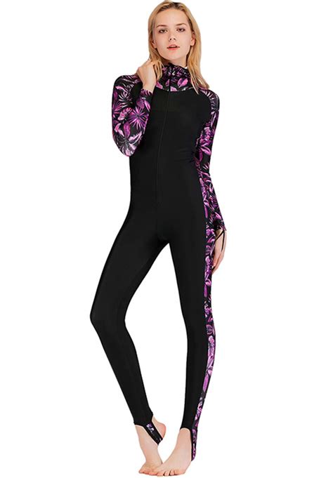 Buy Akaeys Full Body Swim Dive Skin Suit Hooded Lycra One Piece Guard For Women Online At