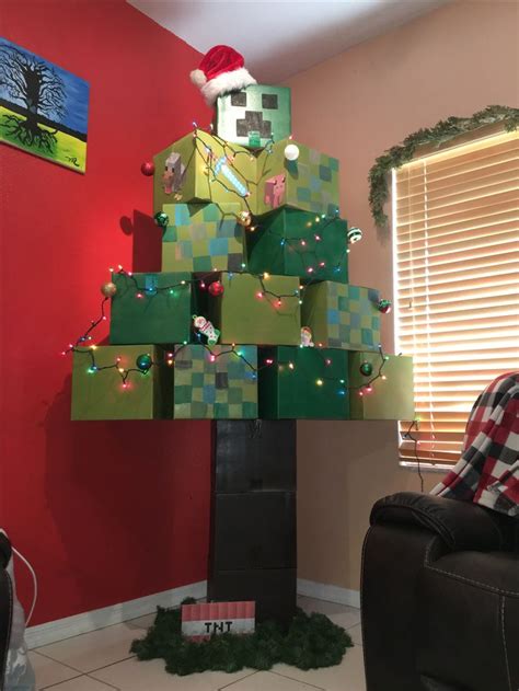 Minecraftmas Christmas Tree Minecraft Christmas Tree Christmas