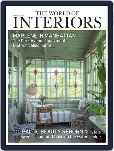 The World Of Interiors February 2022 Digital Discountmagsca