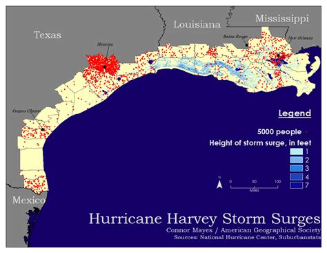 Hurricane Storm Surge Map