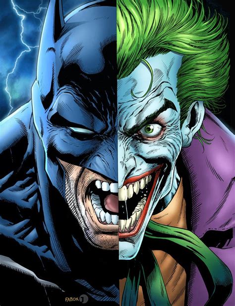 Batman And The Joker By Jason Fabok Batman Joker Art Batman Canvas Art