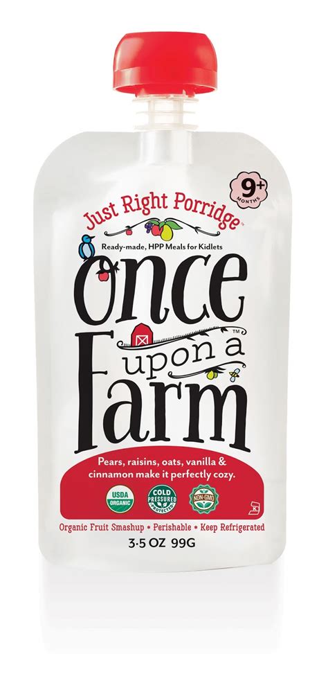 In collaboration with row 7, garner's once upon a farm just released farmer jen and the giant squash, a stage 2 baby food pouch made with row 7's koginut squash. Once Upon a Farm on Packaging of the World - Creative ...