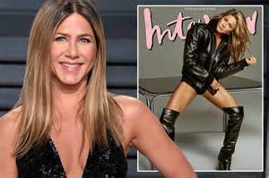 Jennifer Aniston Looks Fierce In Leather Jacket And Tiny Hotpants As