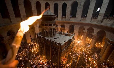 В иерусалимском храме гроба господня сошел благодатный огонь. Как горит Благодатный Огонь | Русская семерка