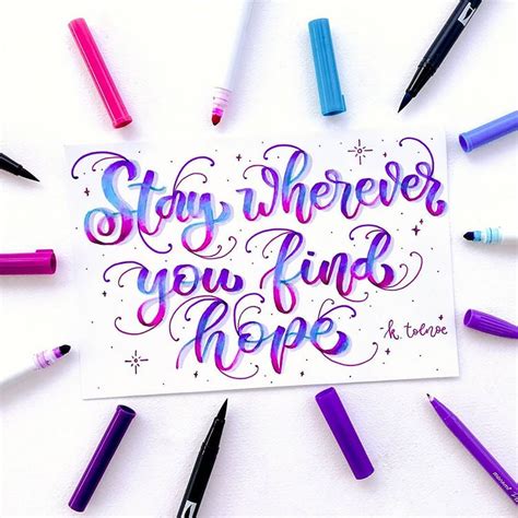 28 Stunning Hand Lettering Ideas And References Beautiful Dawn Designs