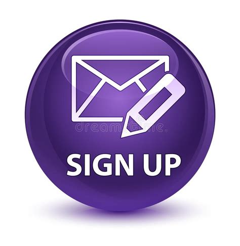 Purple Sign Up Icon Stock Illustrations 2553 Purple Sign Up Icon