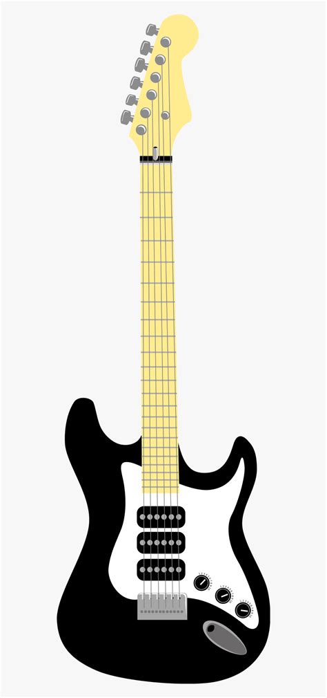 Blue Guitar Clipart Black Electric Guitar Clip Art