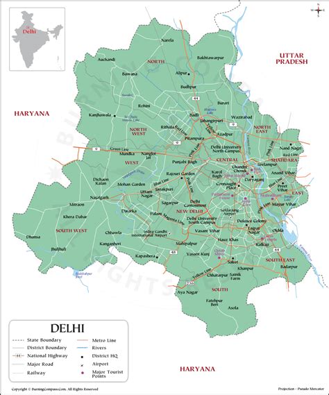 Delhi Map 