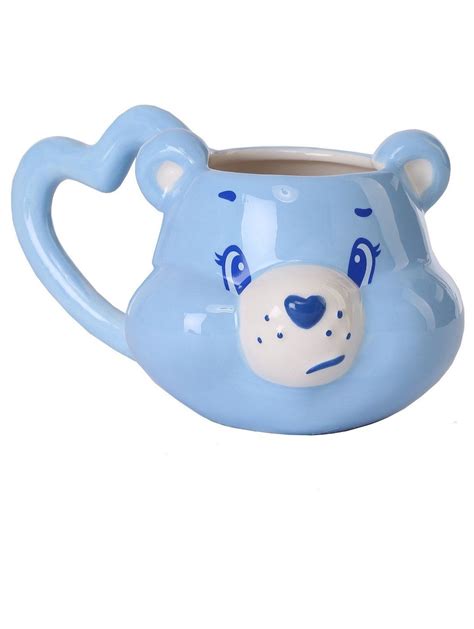 Grumpy Bear Care Bears Heart Ceramic Coffee Mug Disney Coffee Mugs
