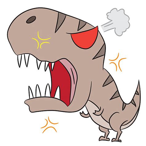 Top 60 Angry Dinosaur Roaring Clip Art Vector Graphics And